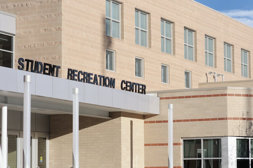 Student recreation center building